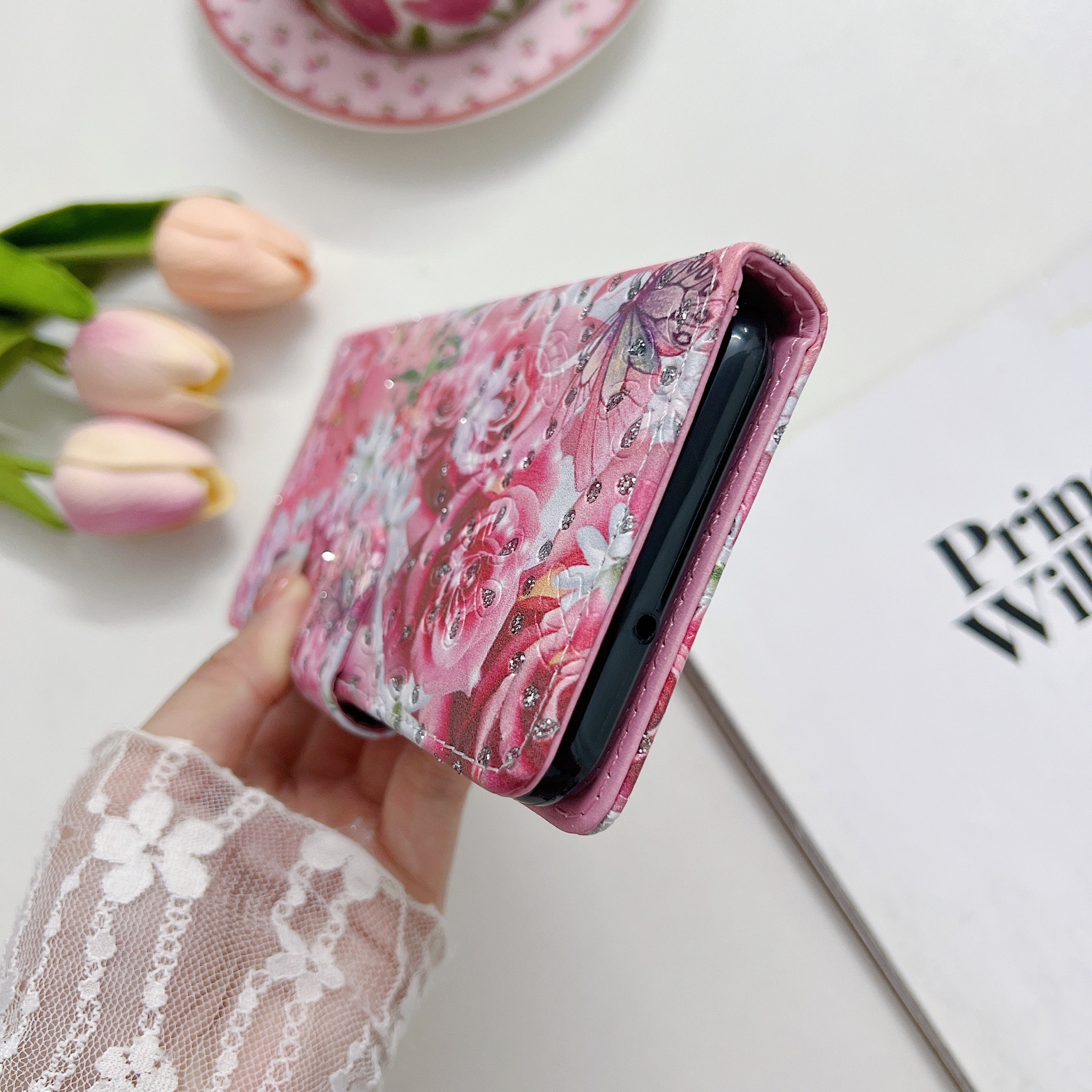 iPhone 7 / 8 4.7 Book Case Diamond Pattern case