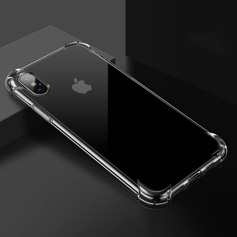 iPhone 13 6.1 Clear TPU Jelly Case with Reinforced Edge