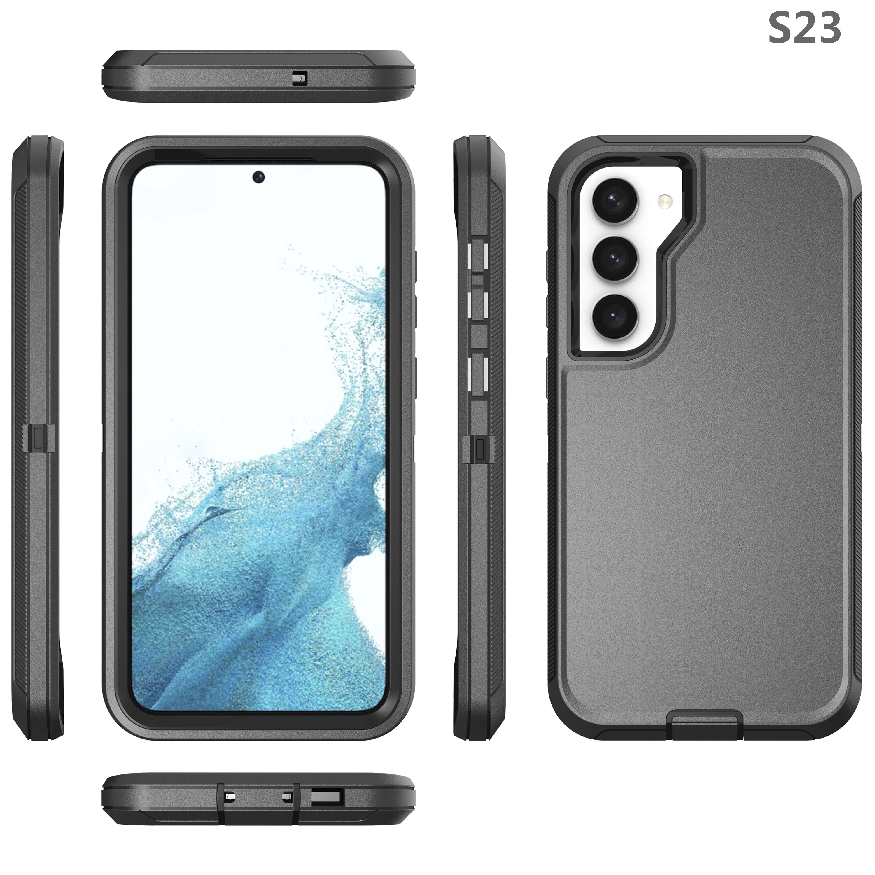 Samsung S23 Tough Guardian Robot ShockProof Case