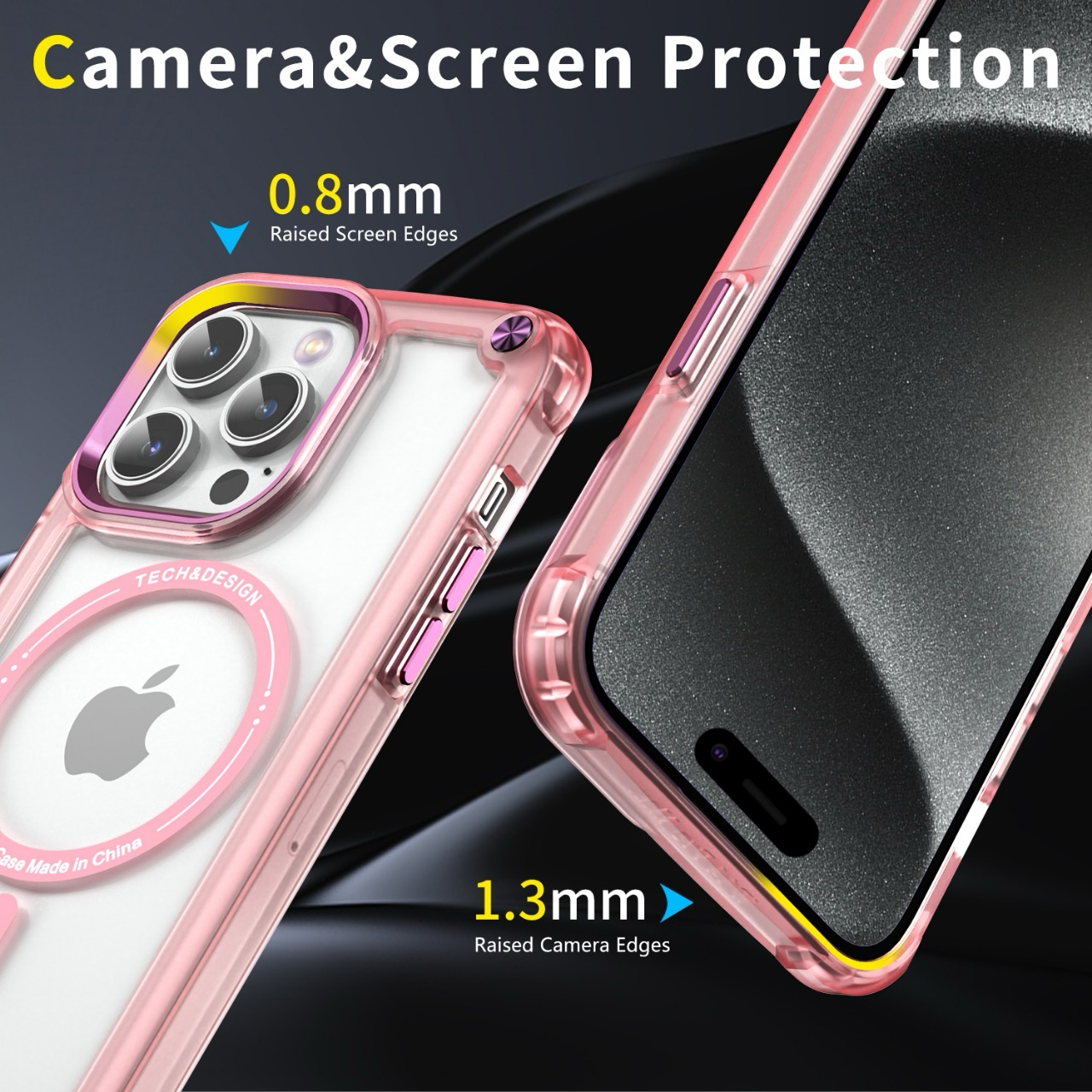 iPhone 15 Pro 6.1 Strong Transparent MagSafe Case