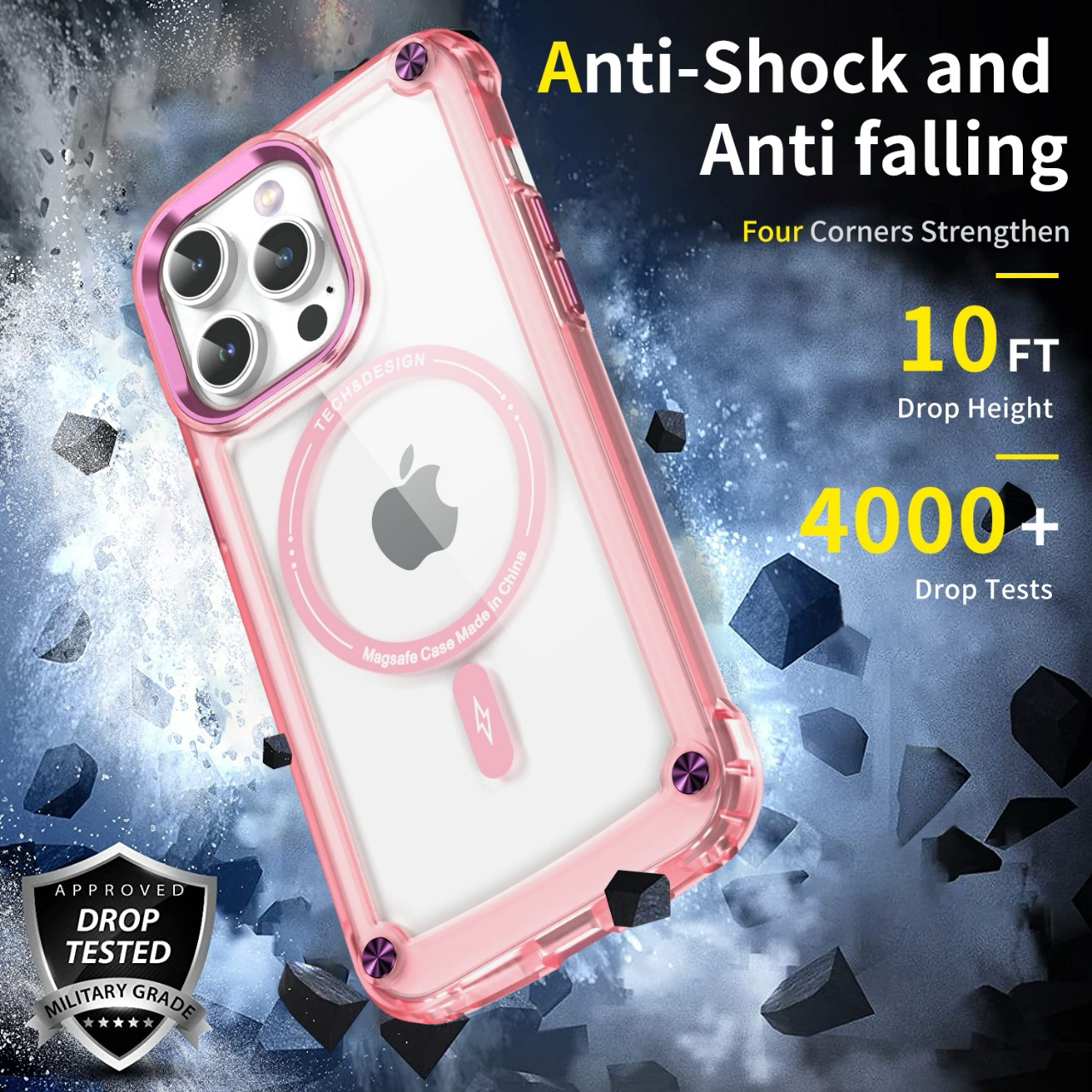 17 Strong iPhone 17 Strong Transparent MagSafe Case – Firsttel Australia