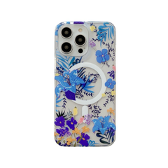 iPhone 15 Pro 6.1 Flower Clear MagSafe Case