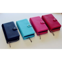 iPhone 4 / 4s 3.5  Book Case Classic Zip Leather Wallet Case