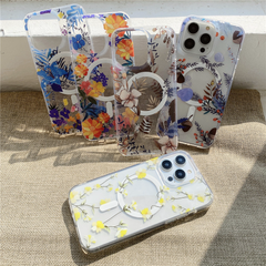 iPhone 16 Pro 6.3 Flower Clear MagSafe Case