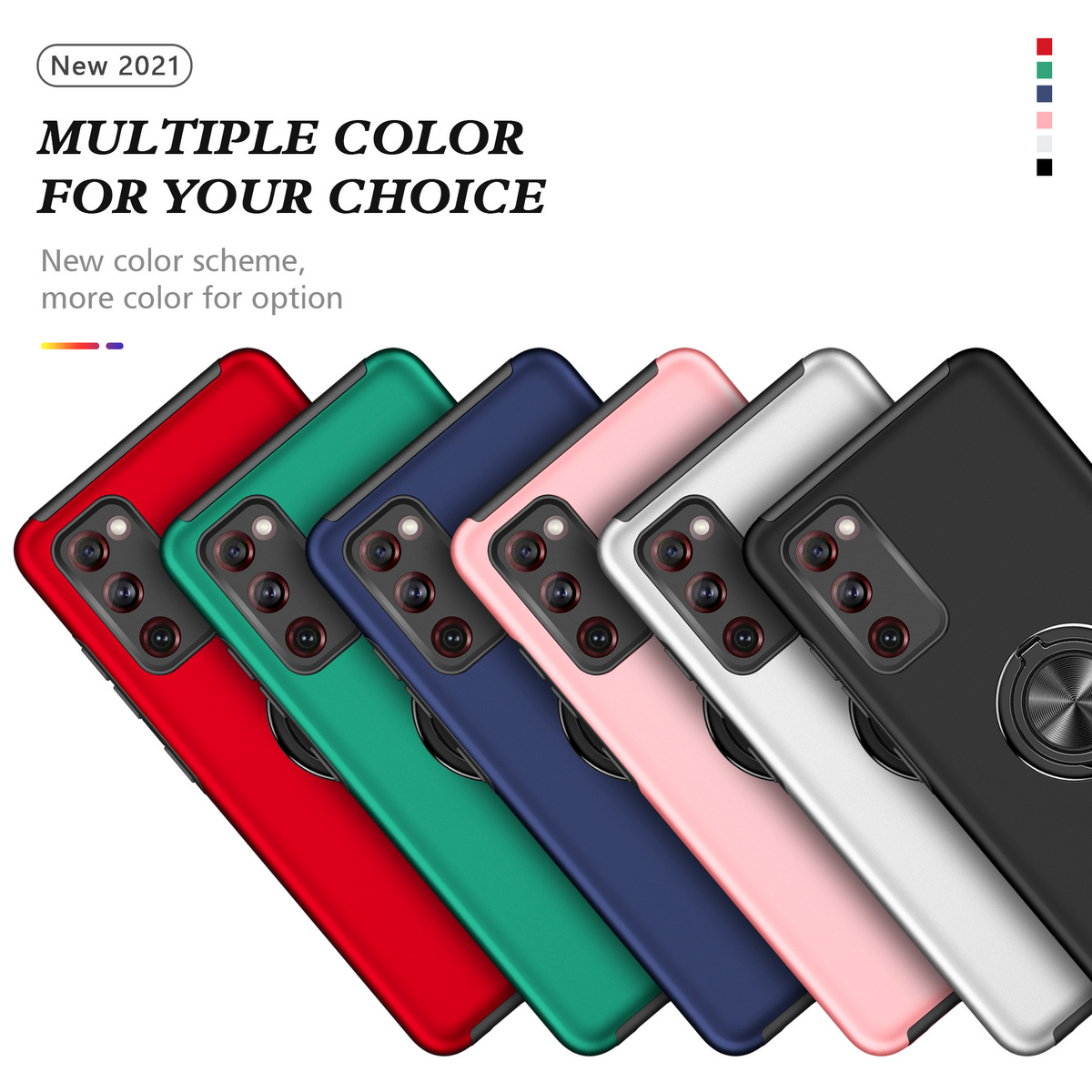 iPhone 16 Pro Max 6.9 Mag Ring Case With Kickstand