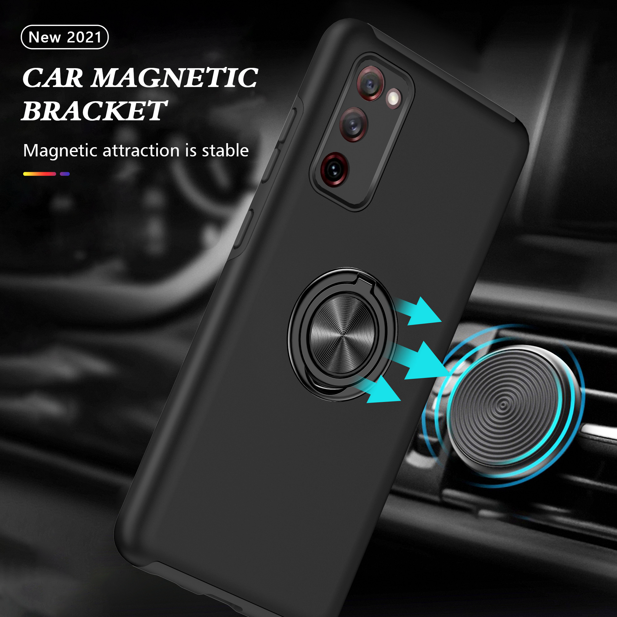 iPhone 16 Pro Max 6.9 Mag Ring Case With Kickstand