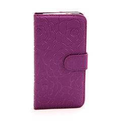 iPhone 5 / 5s / SE1  4.0  Book Case Rose Embossed