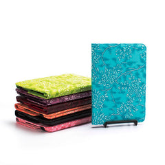 iPad 2 3 4 Book Case Rotating  Embossed Flower