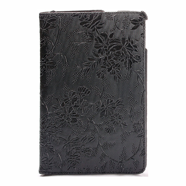 iPad Air 2  9.7  Book Case Rotating  Embossed Flower