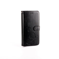 Samsung S9 Book Case Embossed Butterfly Flower