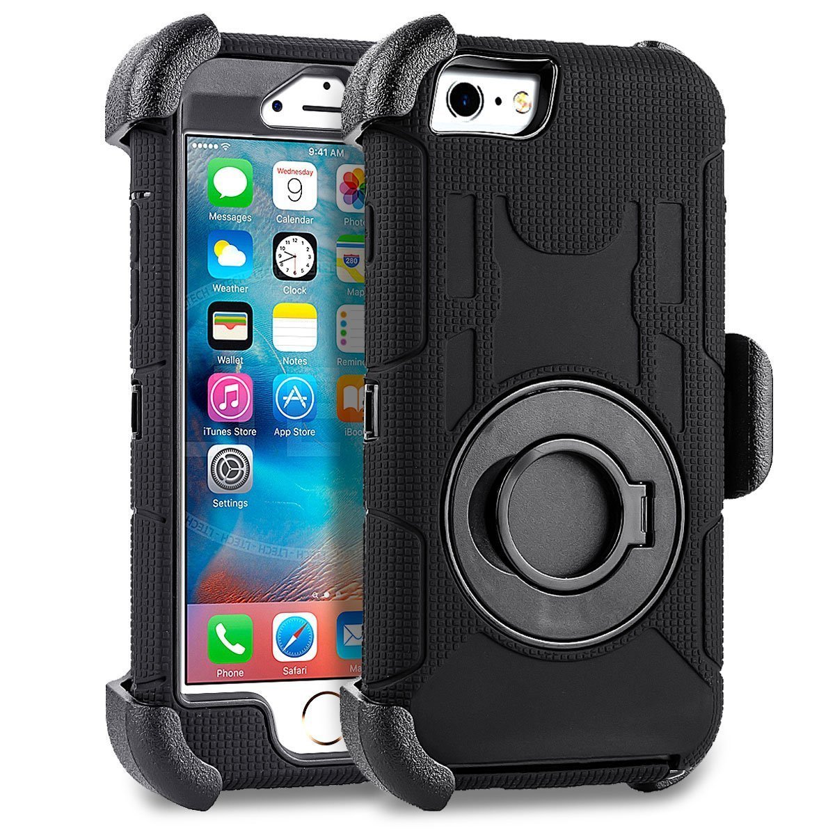 iPhone 5c 4.0  Tough ShockProof Case with Clip