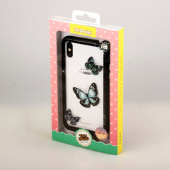 iPhone Xs Max 6.5  Clear Printed Tough Back Case