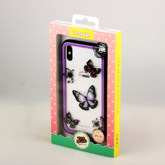 iPhone Xs Max 6.5  Clear Printed Tough Back Case