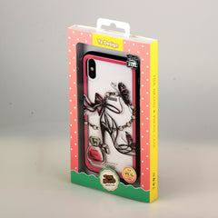 iPhone Xs Max 6.5  Clear Printed Tough Back Case