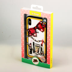 iPhone Xs Max 6.5  Clear Printed Tough Back Case