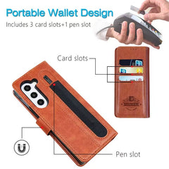 Samsung Z Fold 6 Book Case Fashion Plain