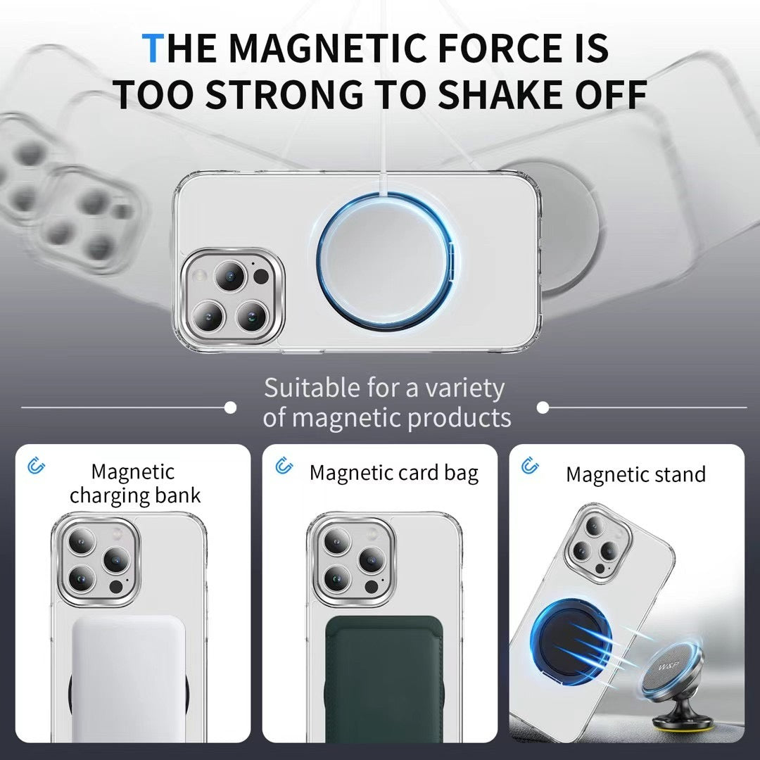 Magnetic bracket ring hook smart phone mount holder